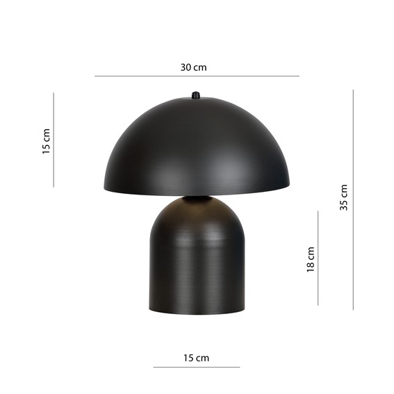 Lampa Biurkowa KAVA LN1 Czarny