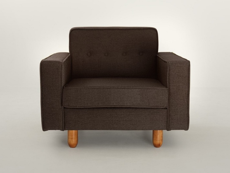 Fotel Zugo 96x84x80 Ziarno Kawy/Orzech