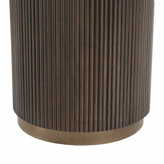 Stół Jadalniany MAYFIELD Fi120cm Brązowy/Biały