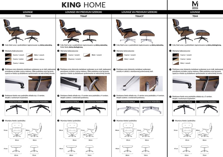 Fotel Lounge z Podnóżkiem 84x85x91 Czarny/Jesion