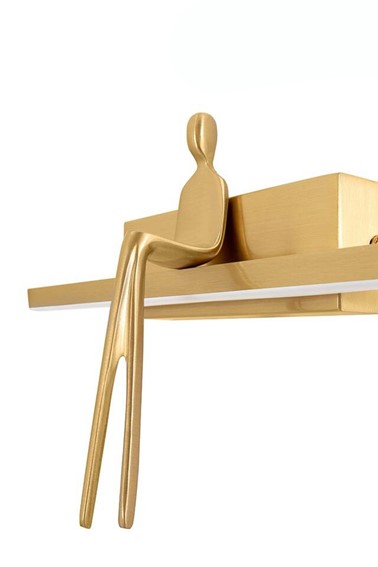 Lampa Ścienna BOY Złoty