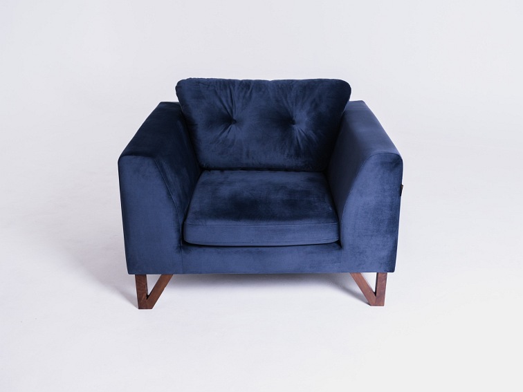 Fotel Willy 110x97x68 Aronia/Orzech