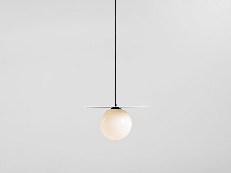 Lampa wisząca SKIVA BALL L – czarny