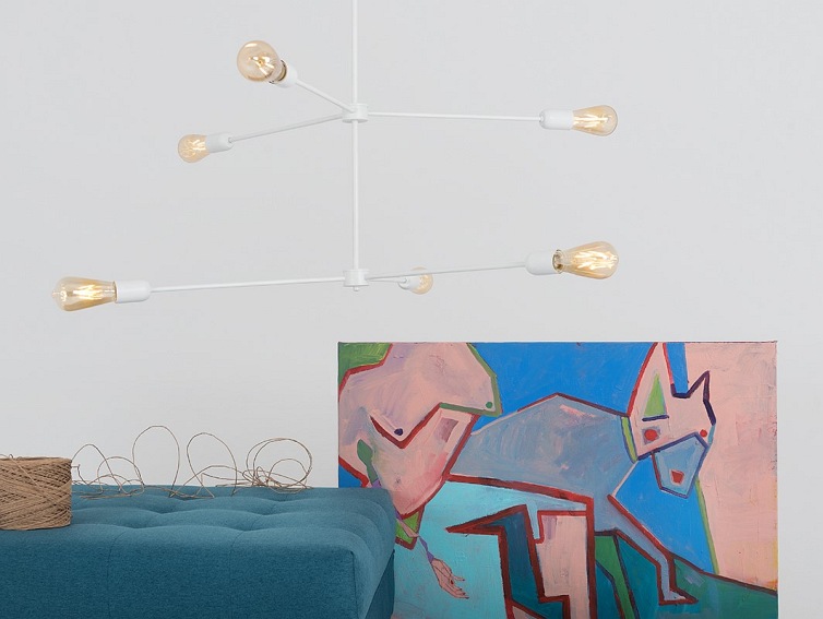 Lampa wisząca TRISO 6 – biały