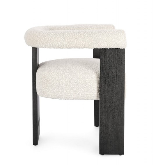 Krzesło AGAPE Czarny/Biały