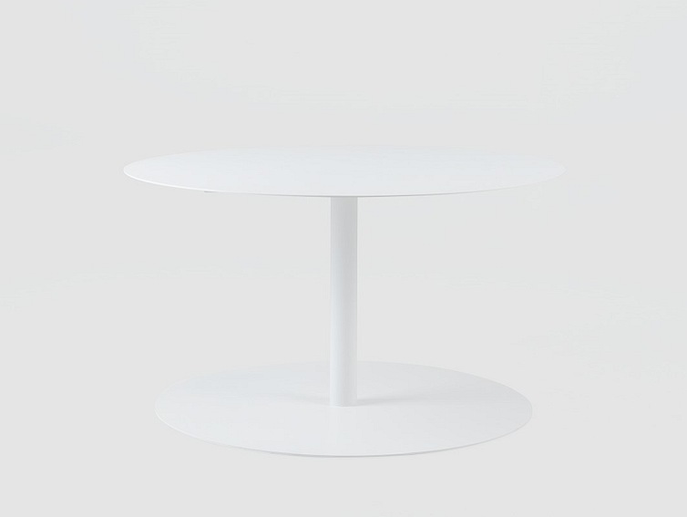 Stolik Kawowy OSCAR METAL 80 Biały