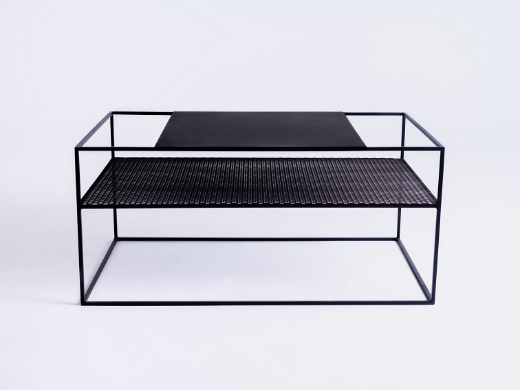Stół Kawowy Matrix Metal 100x60 Czarny