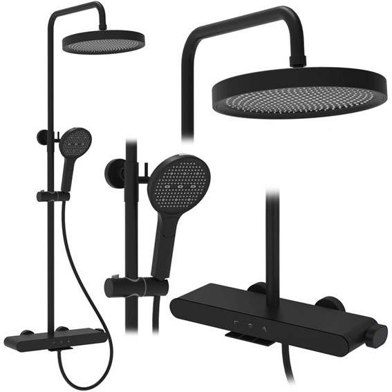 Zestaw Prysznicowy FAREL Czarny