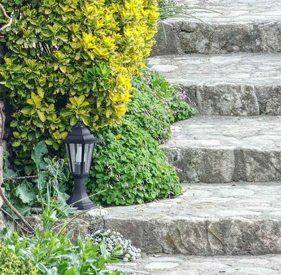 Lampka Zewnętrzna STANDARD K-5009S Czarny