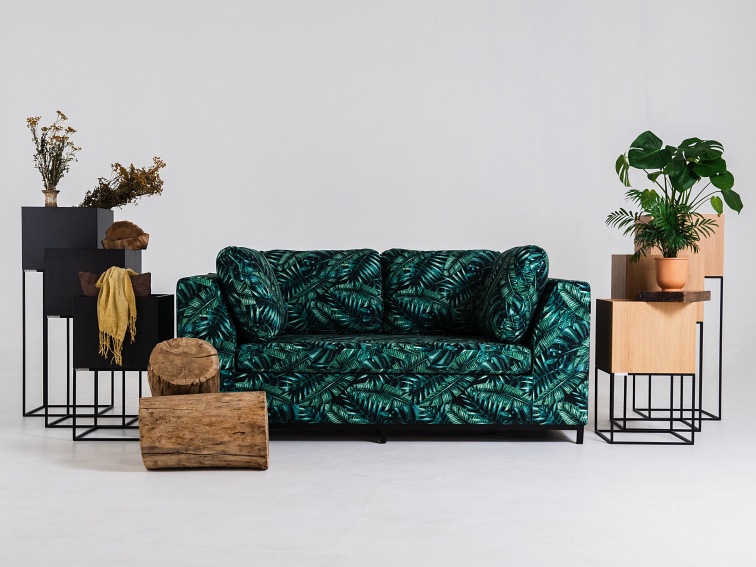 Donica PALMUS METAL 35x35x60 Czarny