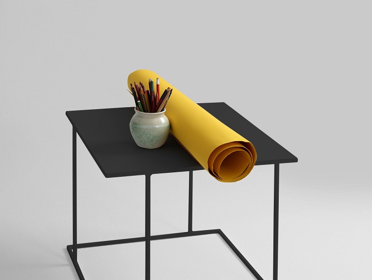 Stół Kawowy Walt Metal 50 Czarny