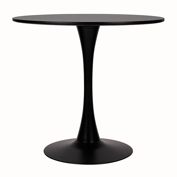 Stół Okrągły TULIP fi80 Czarny