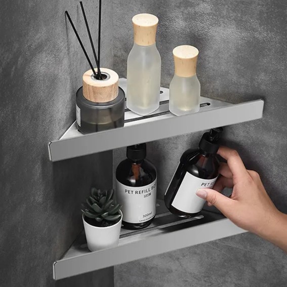 Półka Łazienkowa Prysznicowa SF07 Stal Szczotkowana