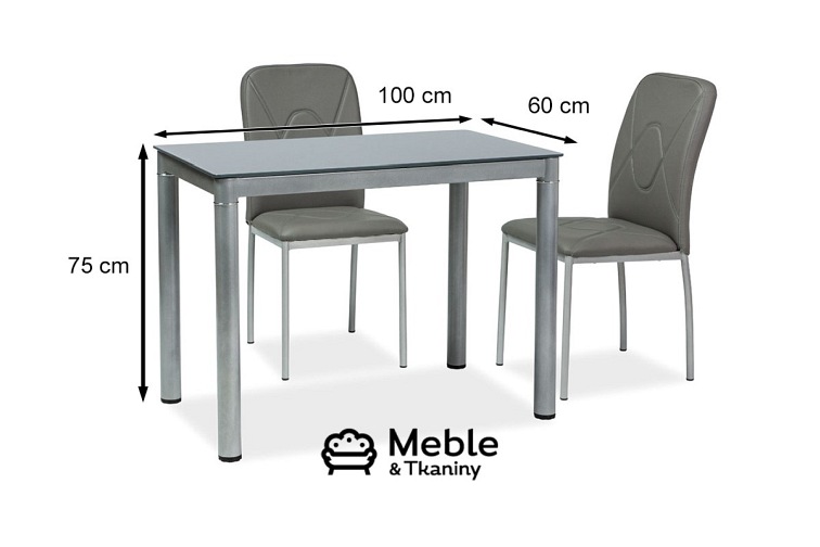 Stół GALANT 100x60 Szary