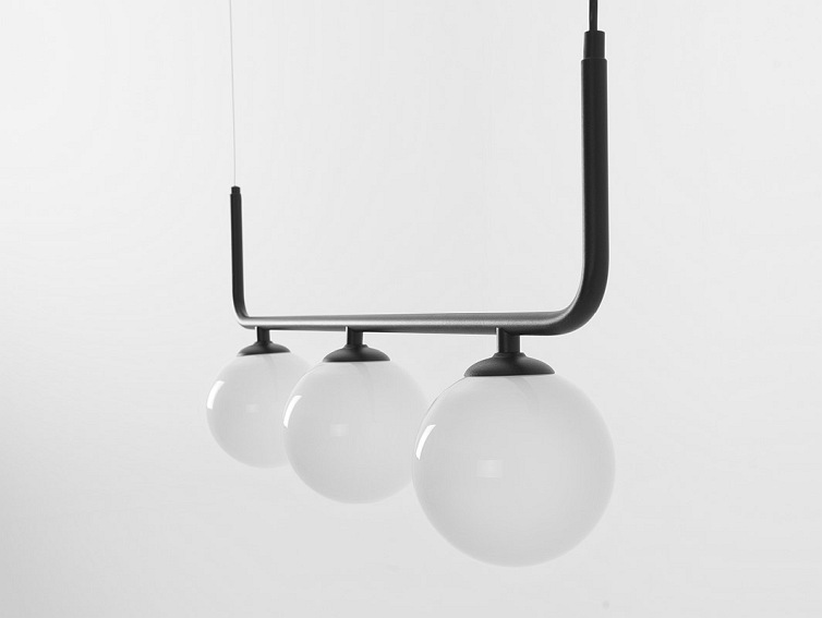 Lampa wisząca CATKIN 3 – czarny