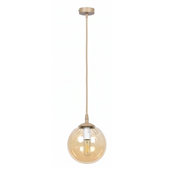 Lampa Wisząca COSMO 1 Beżowy/Miodowy