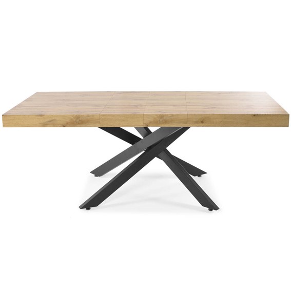 Stół Rozkładany BOSTON (140-200)x90 Dąb/Czarny