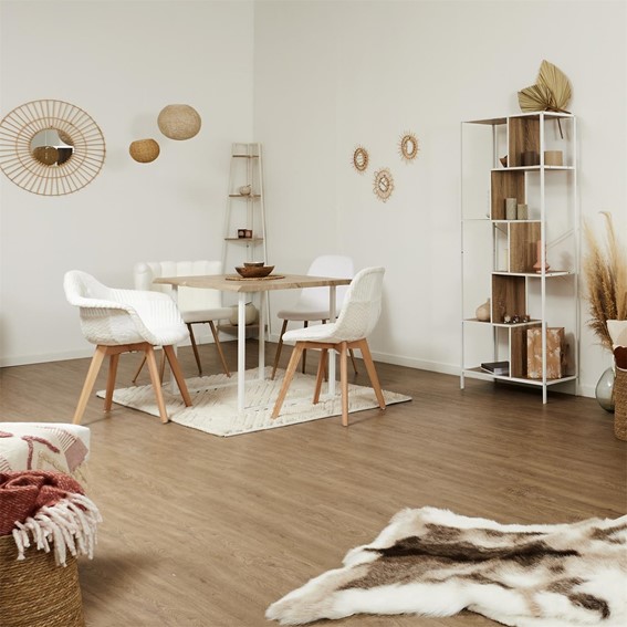 Regał CORNER Narożny z 5 Półkami Biały