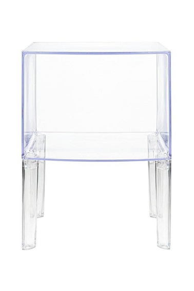 Stolik VISION 34x40 Transparentny/Poliwęglan