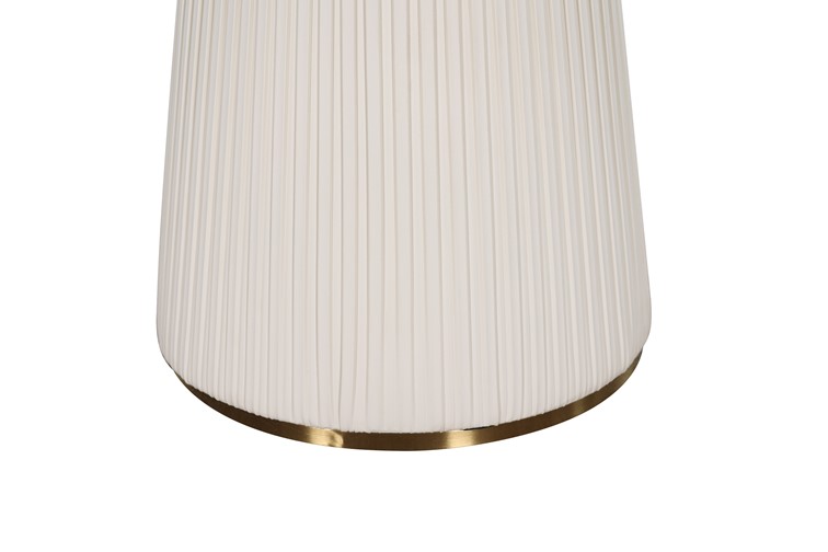 Stół MODIG M96 fi120 Biały/Złoty