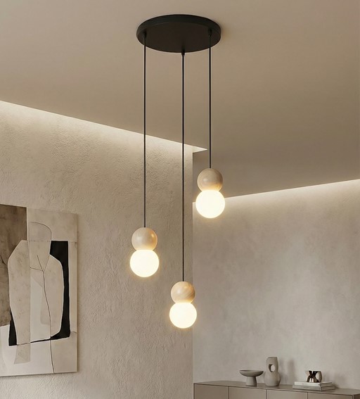 Lampa Wisząca LOOP 3 Czarny