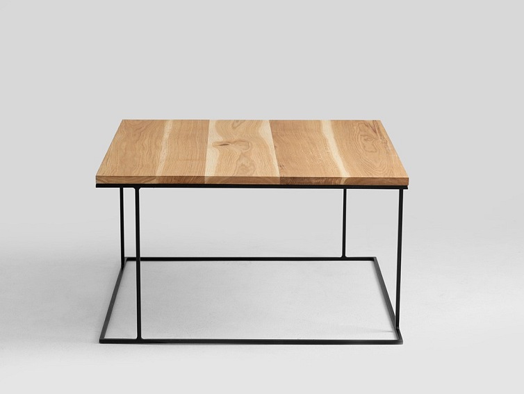 Stół kawowy WALT SOLID WOOD 100×100