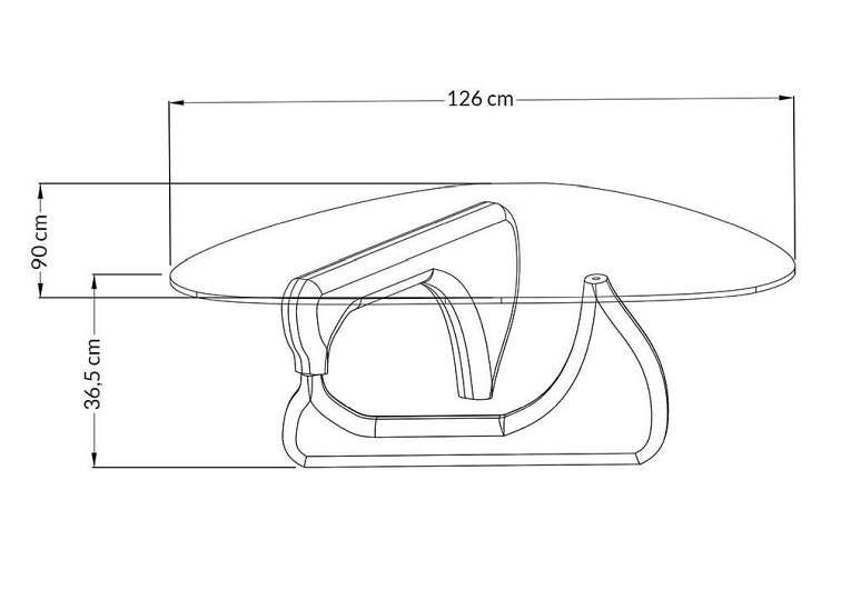 Stolik STABLE Czarny
