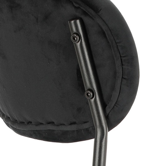 Krzesło CAMILE Velvet Czarne