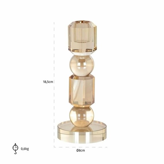 Świecznik MERAL S Brąz