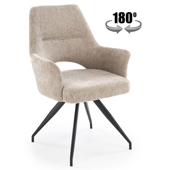 Krzesło K542 Beżowy/Czarny