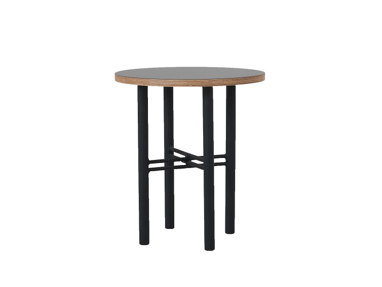 Stolik Kawowy PENTO 40 Czarny/Naturalny