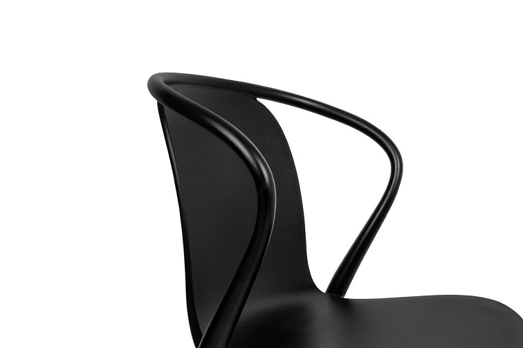 Krzesło Sparks 53x52x76 Czarny/Polipropylen