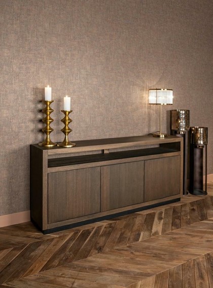 Świecznik DANE L Czarny