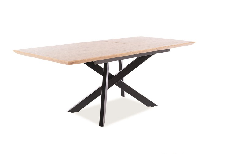 Stół CAPITOL 160x90 Czarny/Dąb