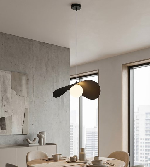 Lampa Wisząca RITUAL 1L Czarny