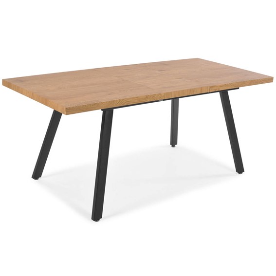 Stół Rozkładany ESSEN (140-180)x80 Dąb/Czarny