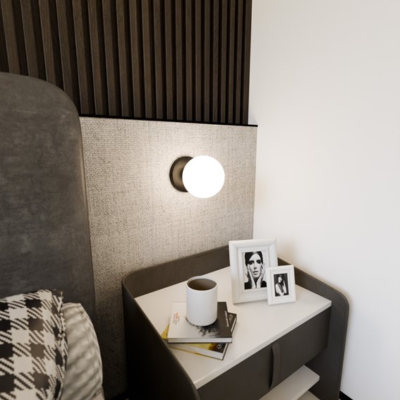 Kinkiet BIOR K1 Czarny