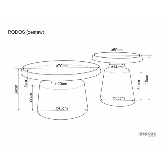 Zestaw Ław RODOS Beż Mat