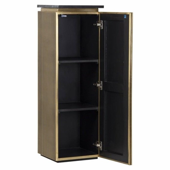 Wysoki Stolik/ Szafka IRONVILLE Czarny/Miedziany