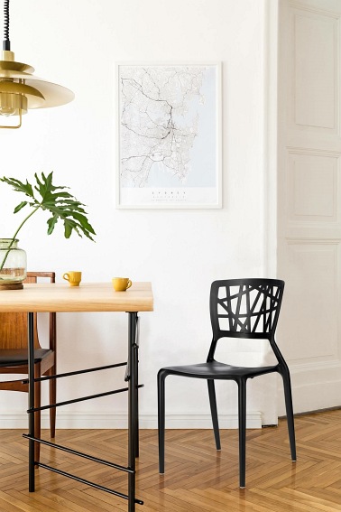 Krzesło BUSH Czarny