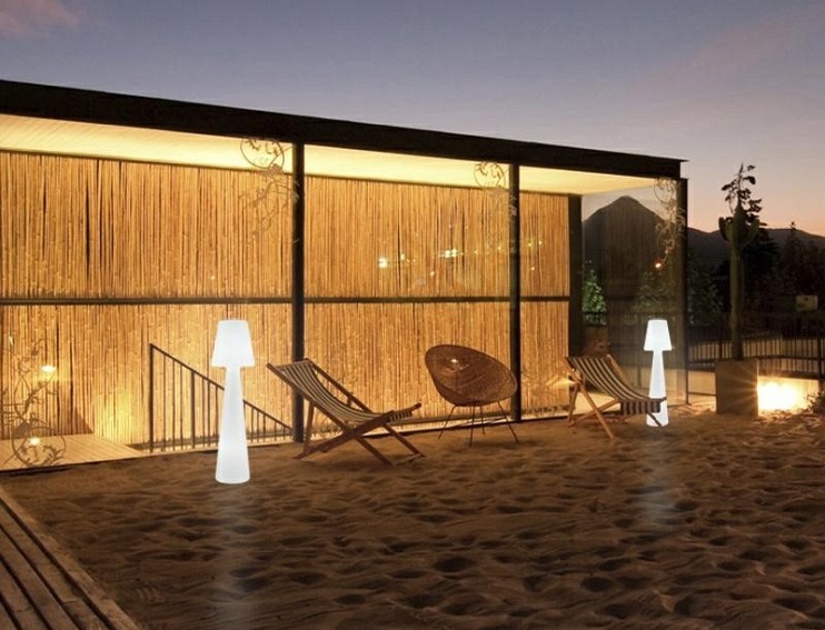 Lampa podłogowa Lola 200 Biała, LED zasil. przewodowe