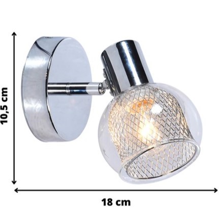 Kinkiet GAVI Chrom/Srebrny