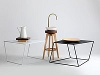 Stół Kawowy Zak Metal 80 Biały