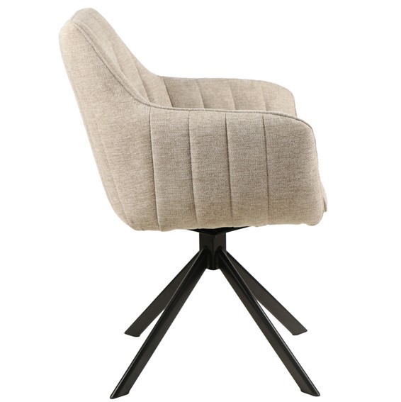 Krzesło AZALIA Brego Czarny/Jasny Beż 31
