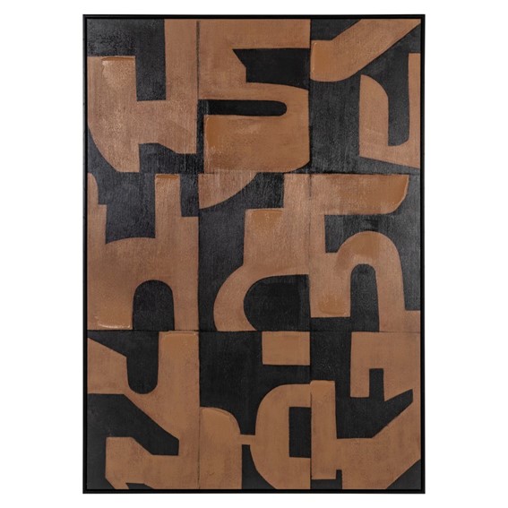 Obraz CASCADE 140x100 cm Brązowy