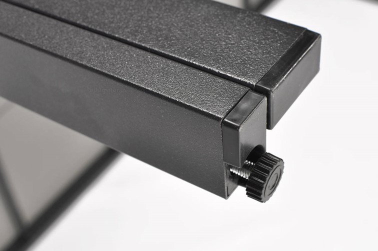 Stół Ogrodowy PARMA 180x90 Czarny/Szary