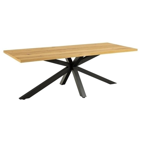 Stół HEAVEN 220x90cm Czarny/Brąz