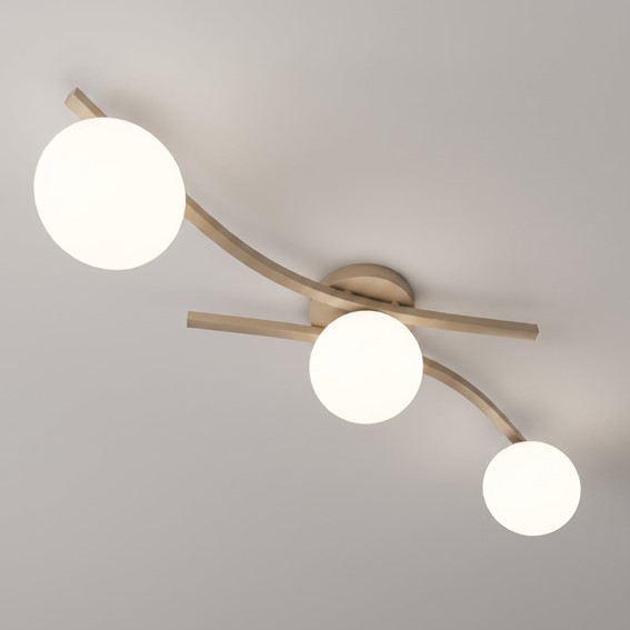 Lampa Sufitowa OPUS 3 Beżowy/Opal
