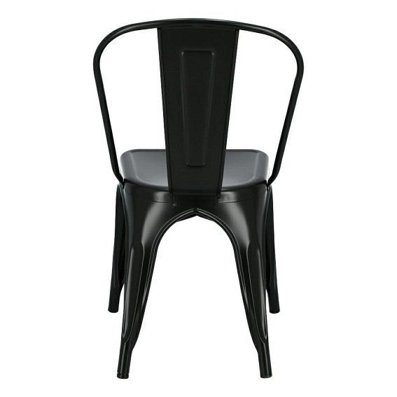 Krzesło PARIS Czarny inspirowane Tolix