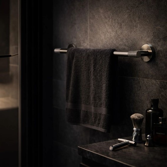 Wieszak na Ręcznik Jednoramienny 6603 MODERN Tytan